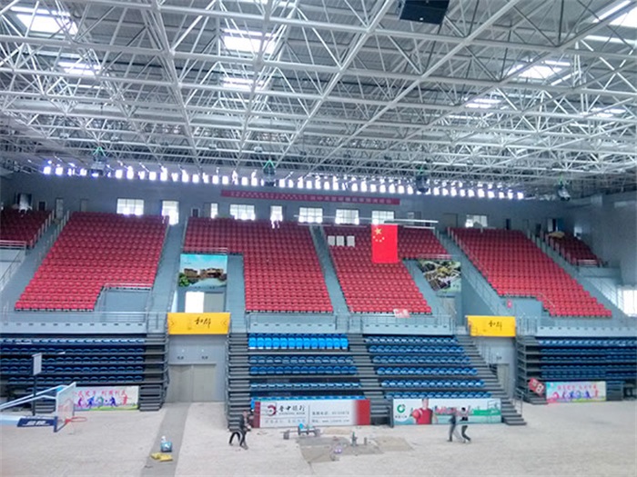 太原电厂体育馆网架加工